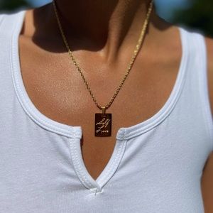 Self love pendant necklace